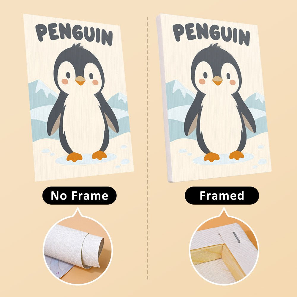 No frame vs. framed canvas