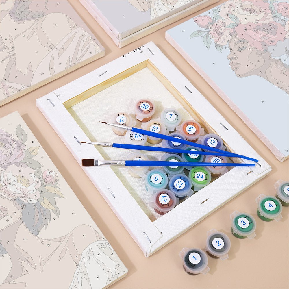 Blossom Portraits mini painting set