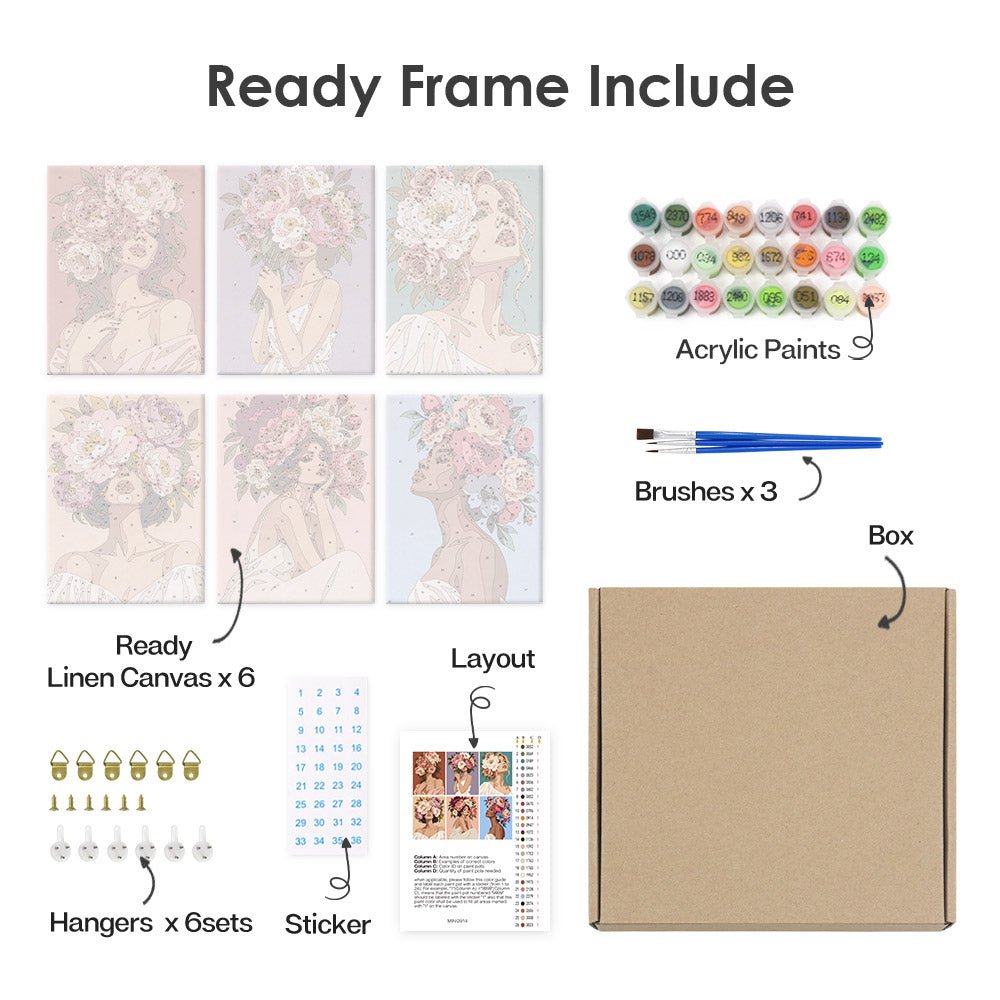 What's included with the framed canvas version