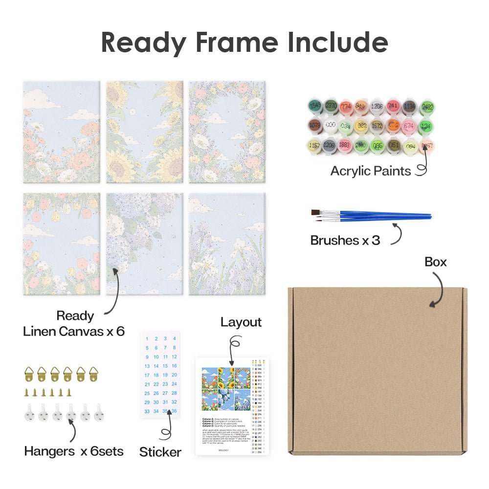 What's included with the framed canvas version
