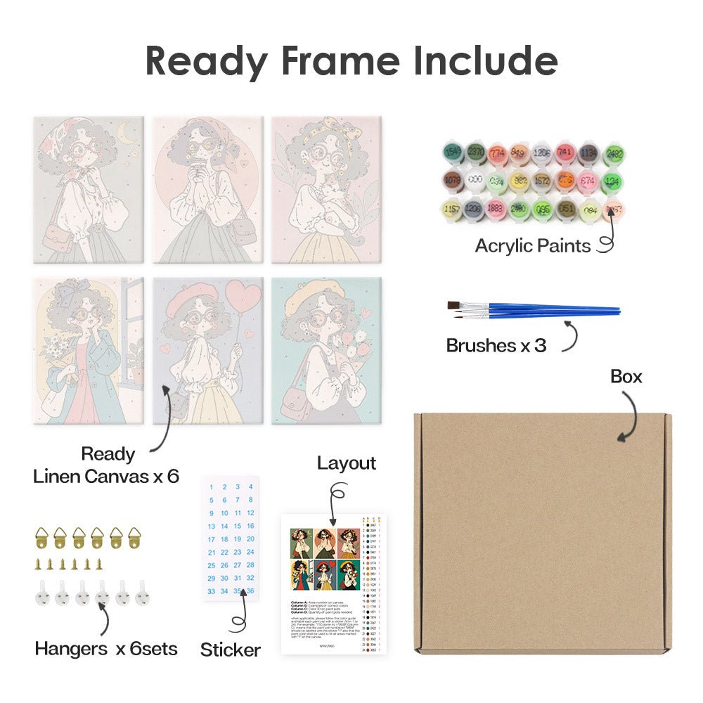 What's included with the framed canvas version
