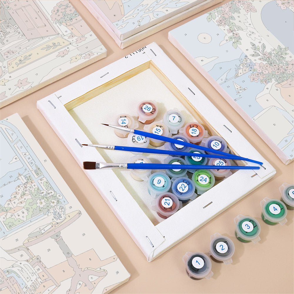 Charming Doorways mini painting set
