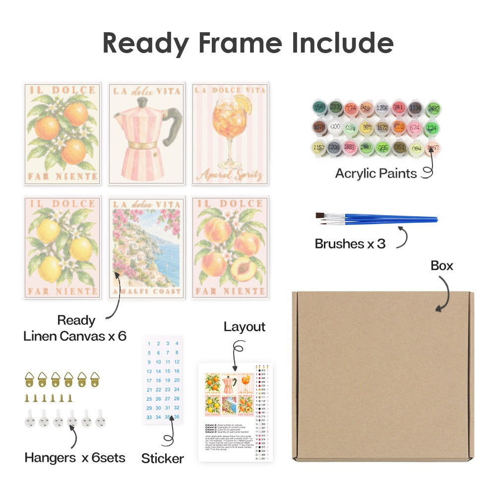 What's included with the framed canvas version