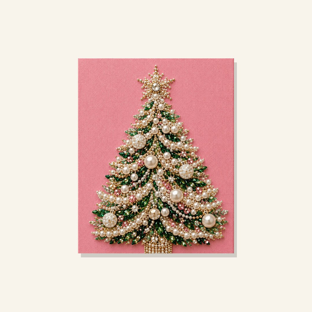 Enchanted Pearl Christmas Tree - Pearl Painting - Judy Paint