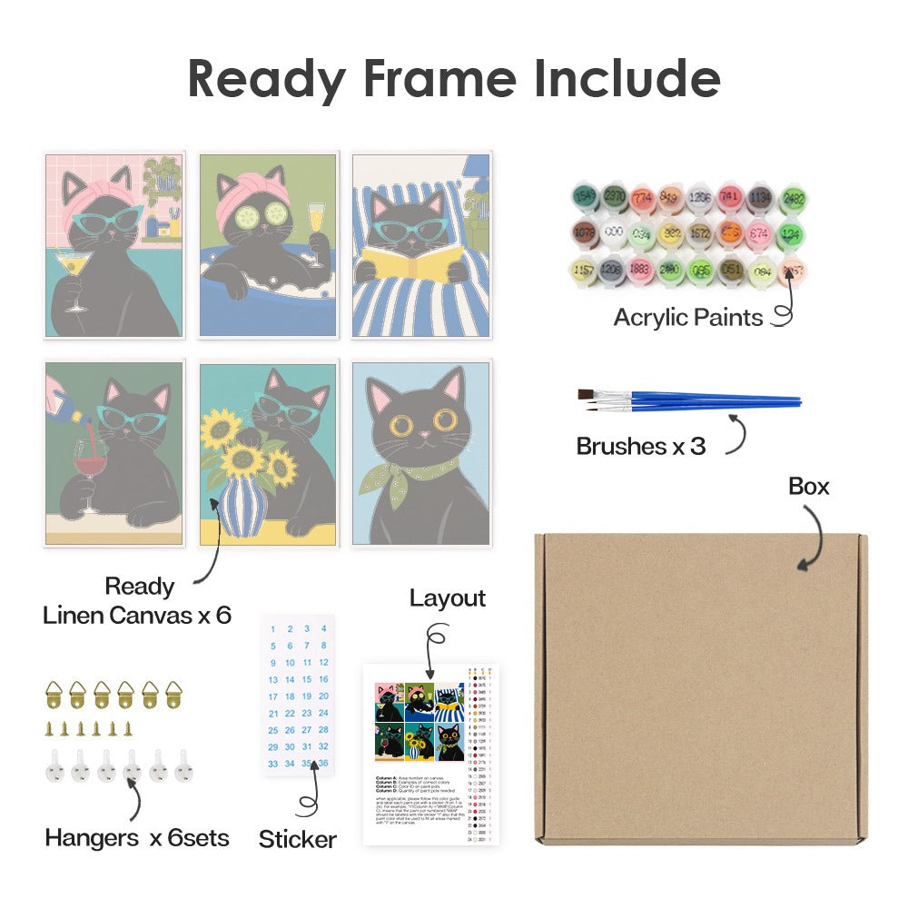 What's included with the framed canvas version