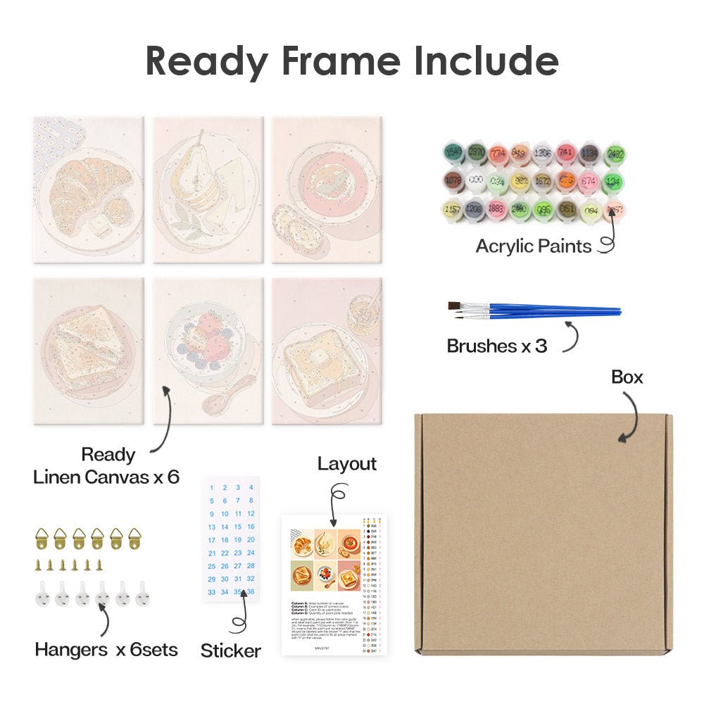 What's included with the framed canvas version