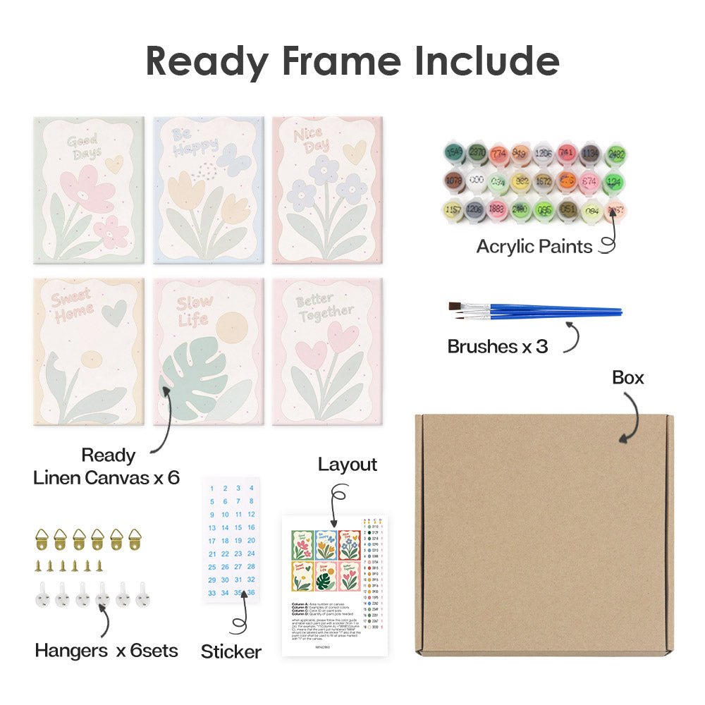 What's included with the framed canvas version