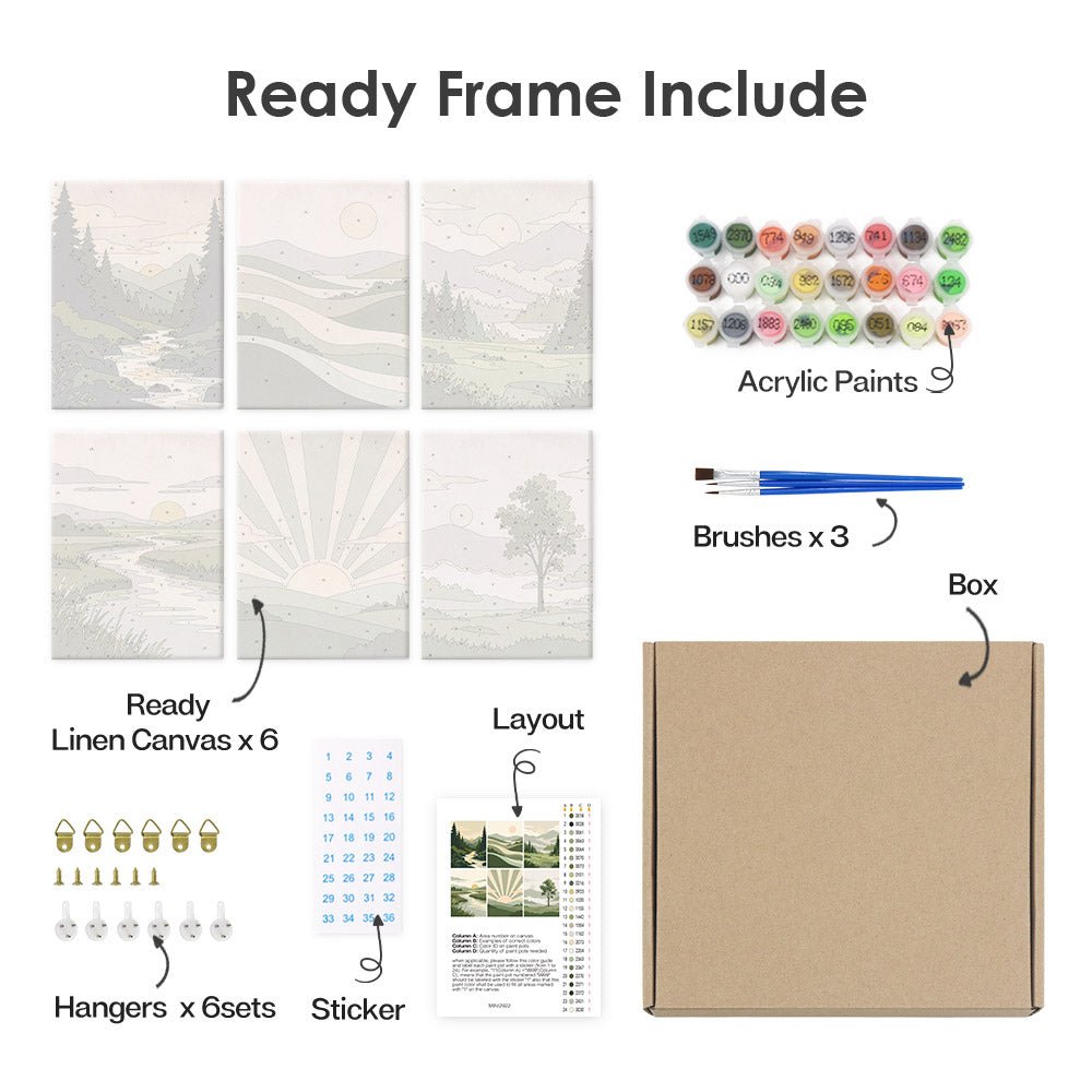 What's included with the framed canvas version