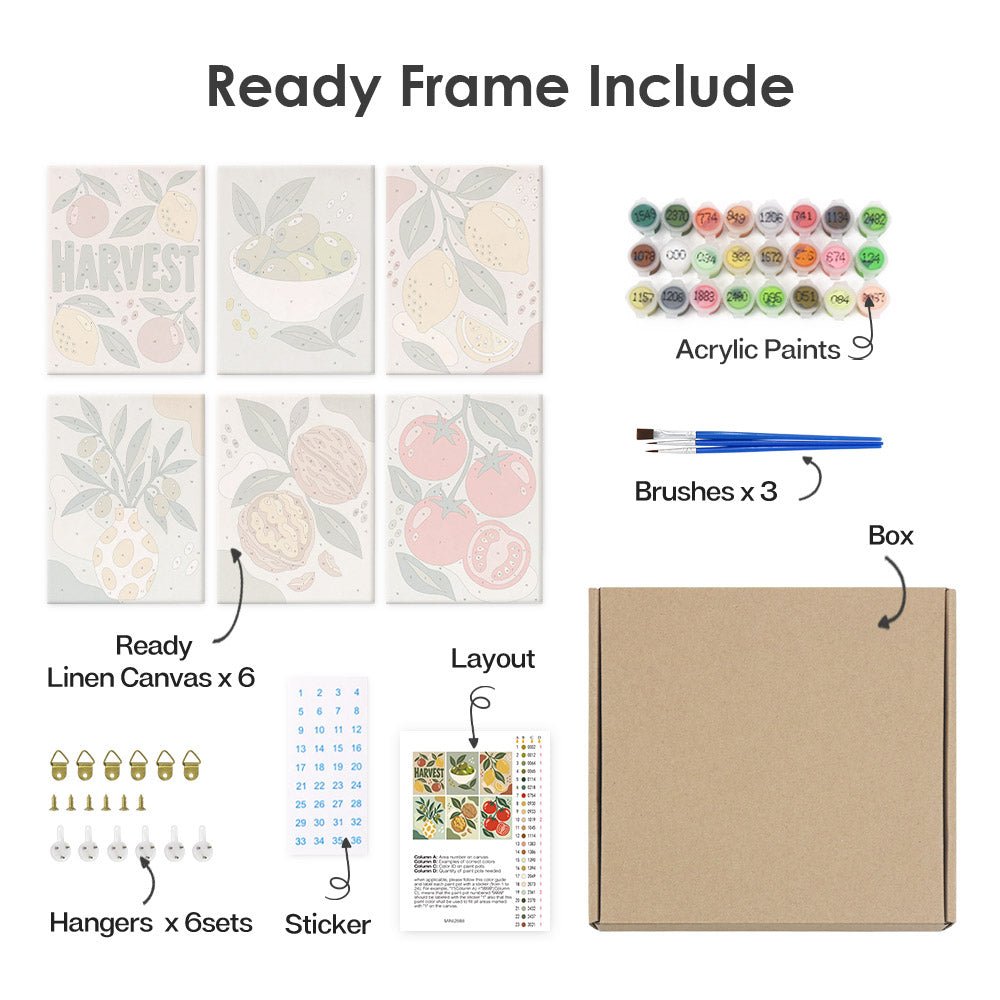 What's included with the framed canvas version