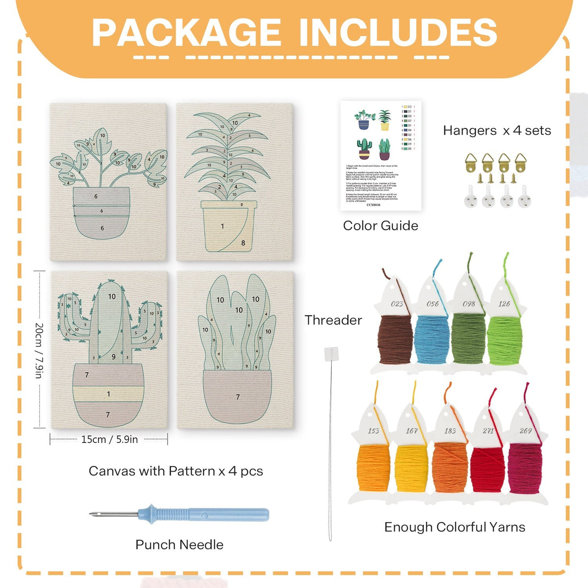 Leafy Loops - Set of 4 - Judy Paint