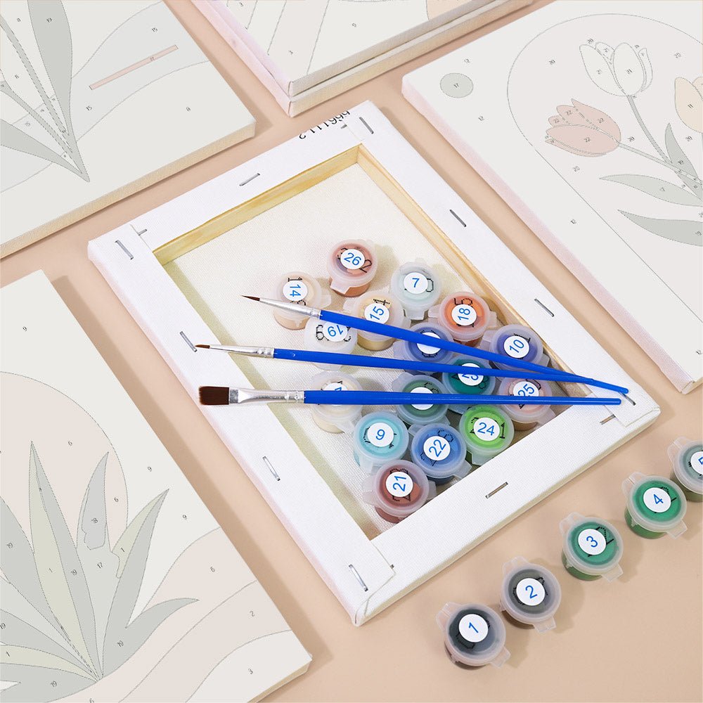 Neutral Botanicals mini painting set