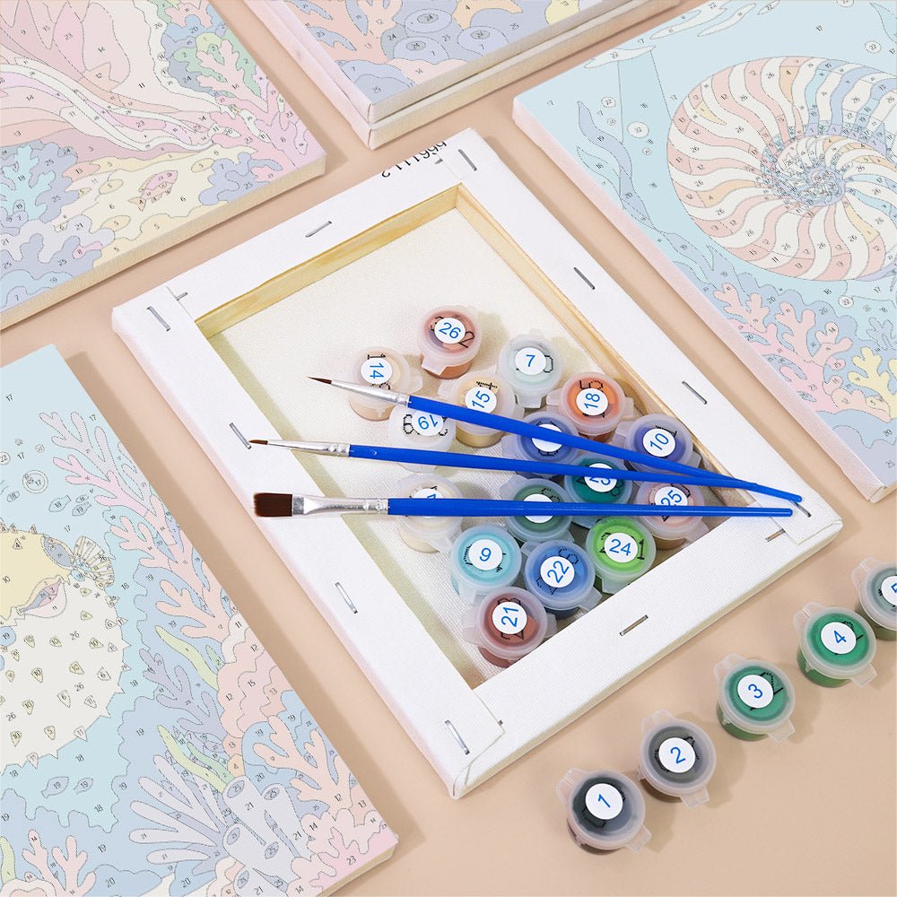 Ocean Wonders mini painting set