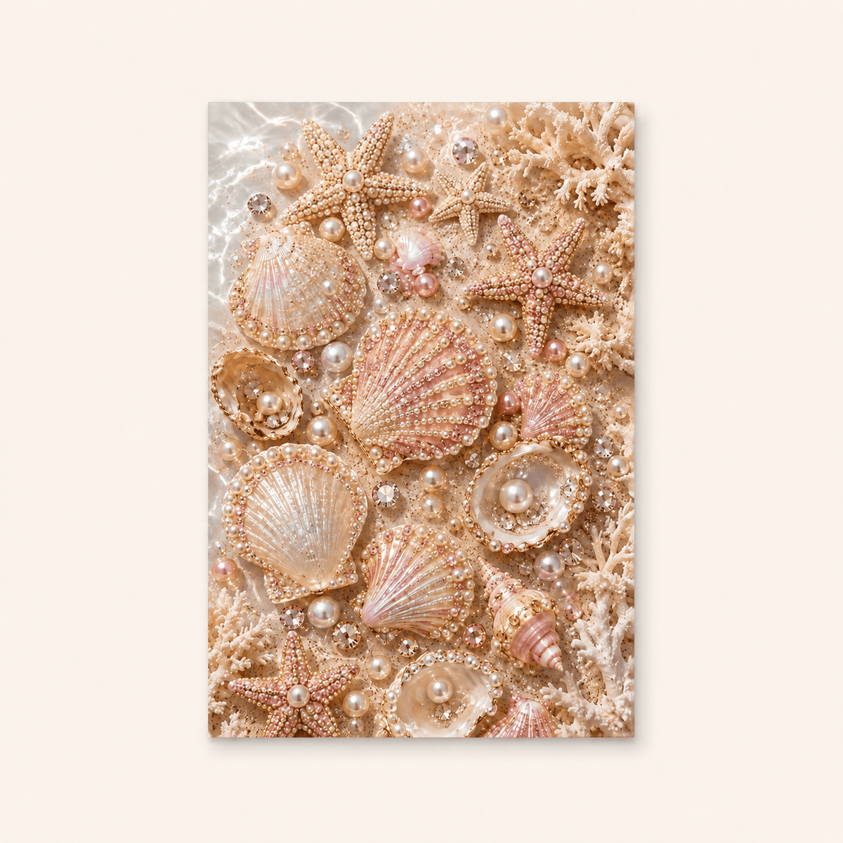 Pearlescent Ocean Treasures - Pearl Painting - Judy Paint