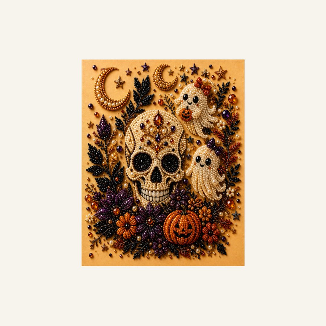 Phantom Pumpkin Parade – Pearl Painting - Judy Paint
