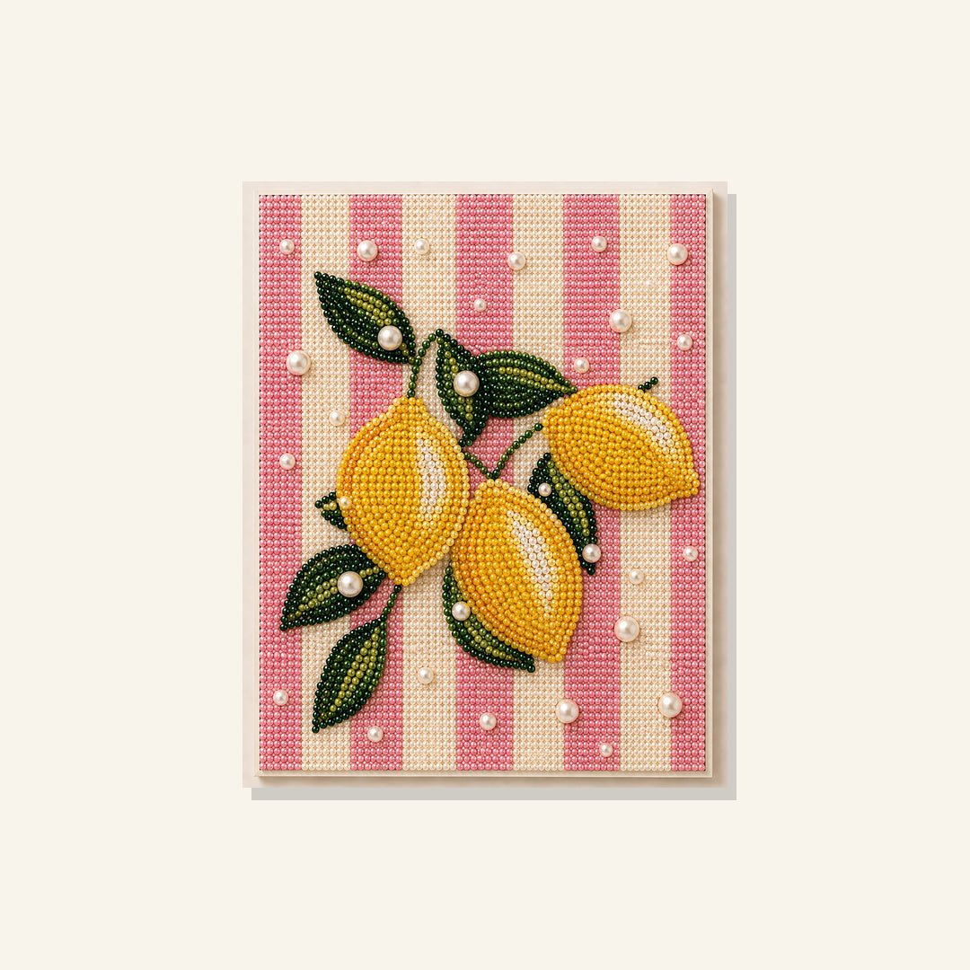 Pink Lemonade Sparkle - Pearl Painting - Judy Paint