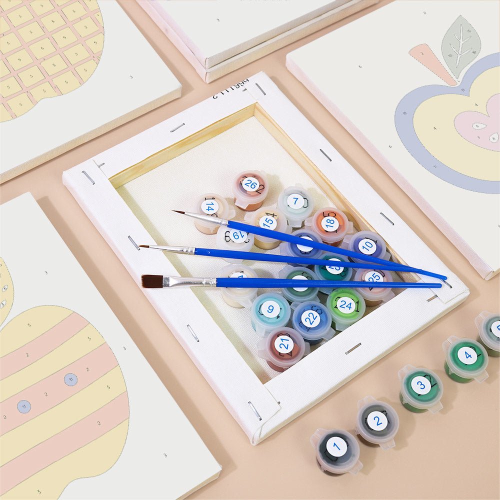Pop Art Apples mini painting set