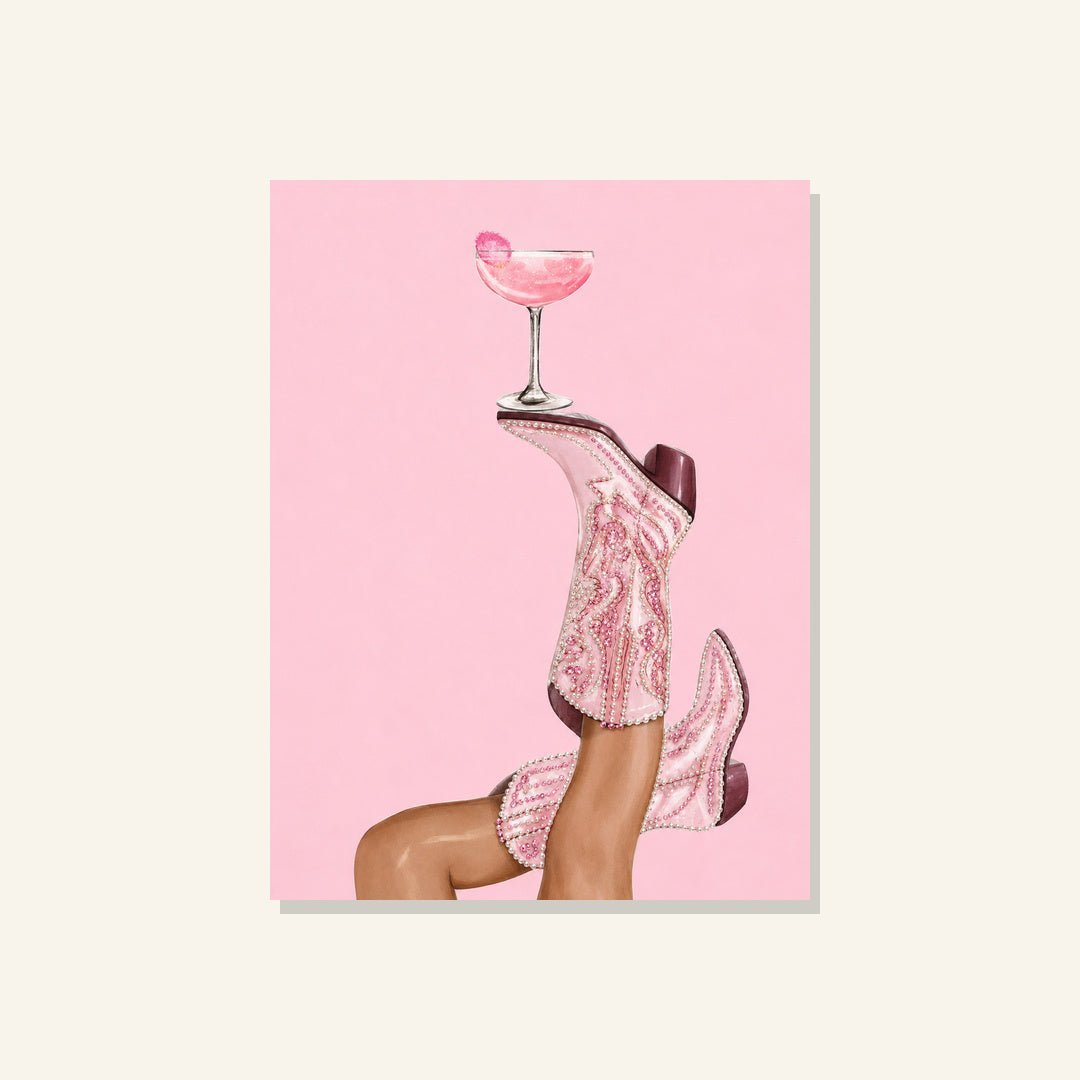 Rosé Rodeo Nights – Pearl Painting - Judy Paint