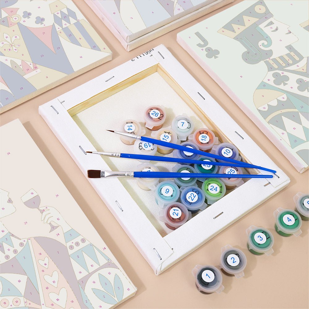 Royal Playing Cards mini painting set