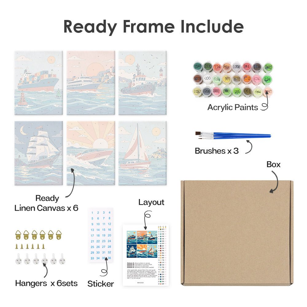 What's included with the framed canvas version