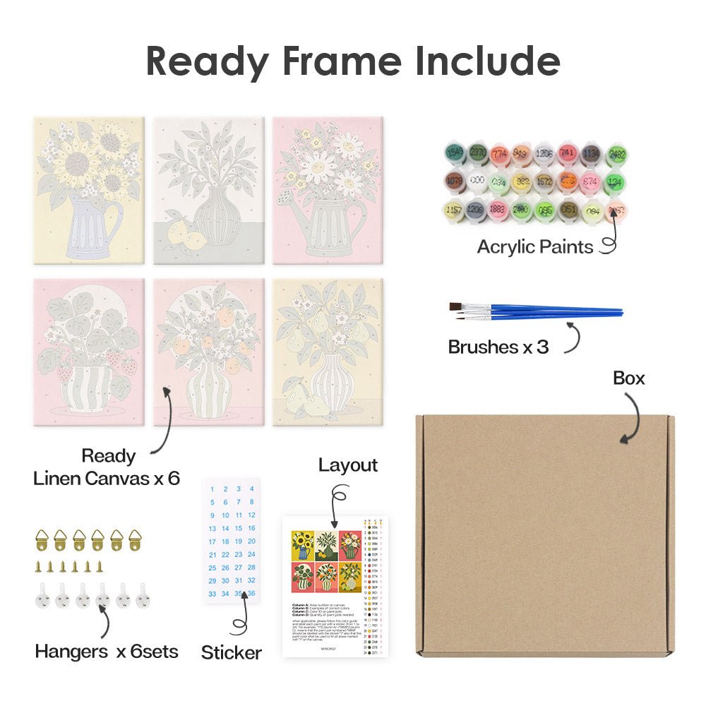 What's included with the framed canvas version