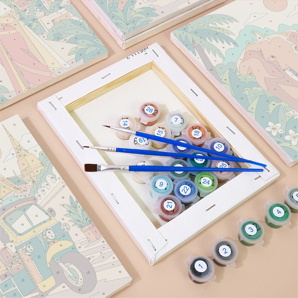 Thailand Escape mini painting set
