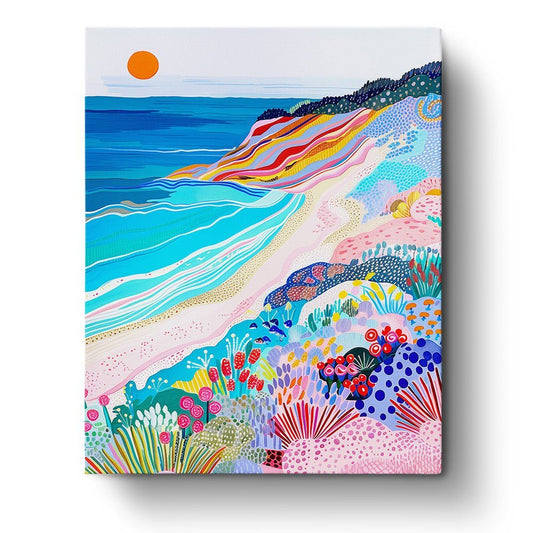 Abstract Australian Coastline - Judy Paint