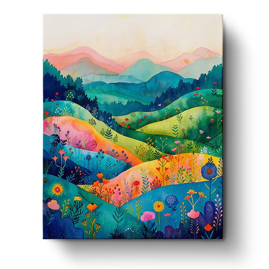 Abstract Colorful Landscape - Judy Paint