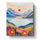 Abstract Vibrant Sunset Over Mountain Lake