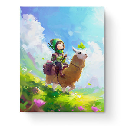 Adventure with Llama - Kids - Judy Paint