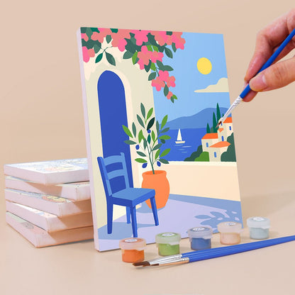 Aegean Summer mini painting set