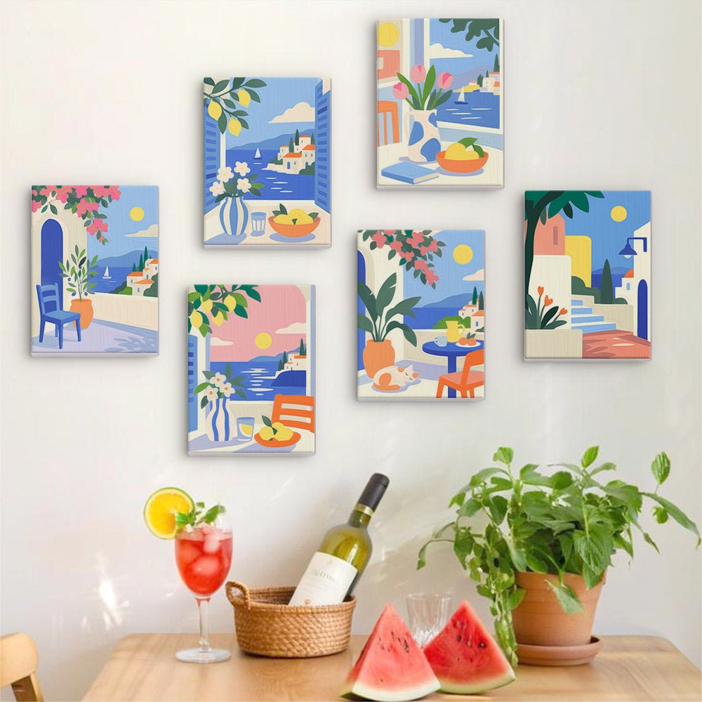 Aegean Summer mini painting set