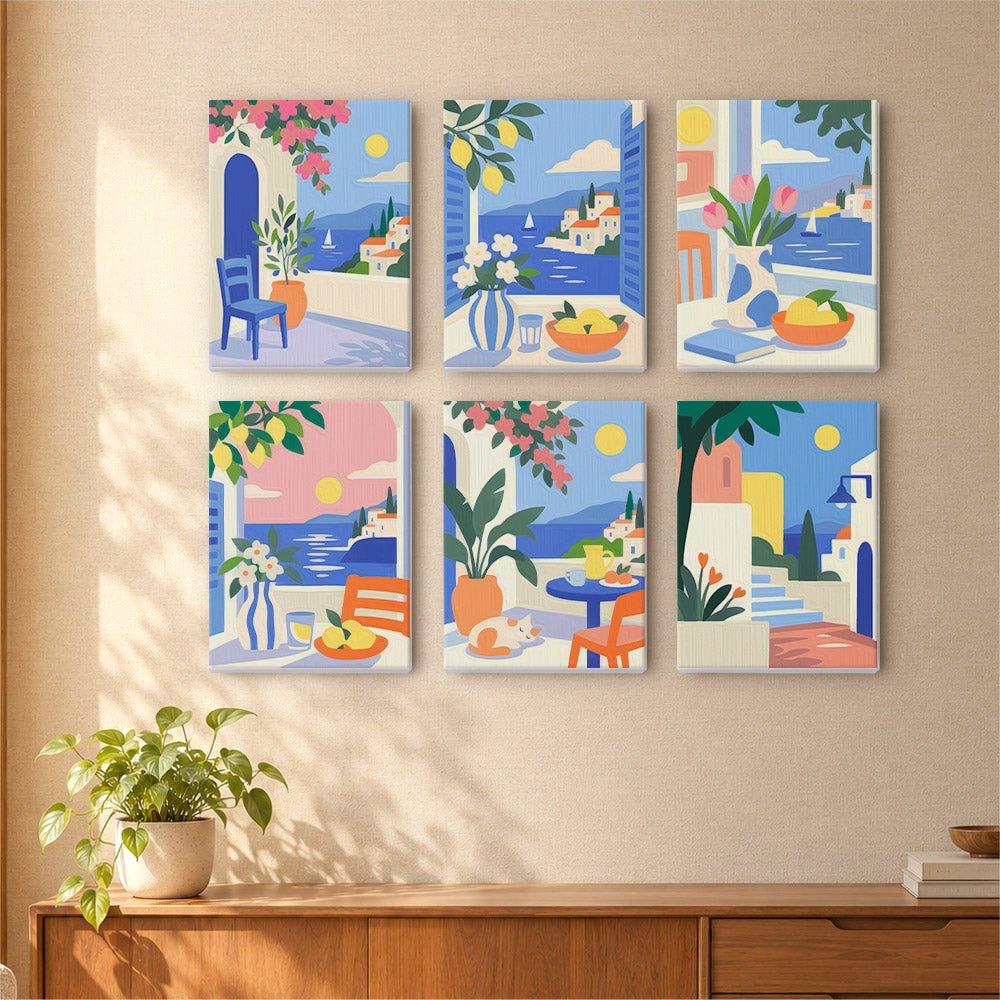 Aegean Summer mini painting set