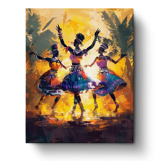 African Dancers - Judy Paint