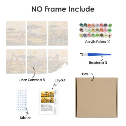 What's included with the no-frame version