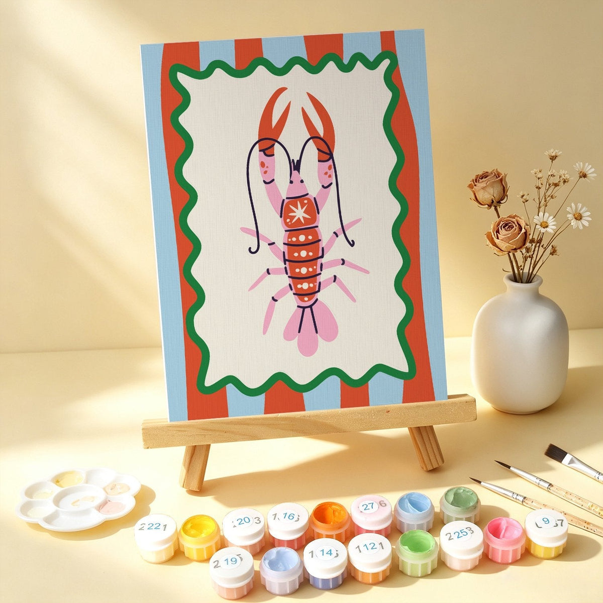 Aloha Happy Hour – Set of 6 Mini Paintings - Judy Paint