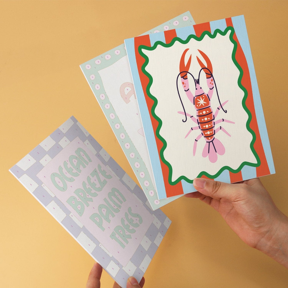 Aloha Happy Hour – Set of 6 Mini Paintings - Judy Paint