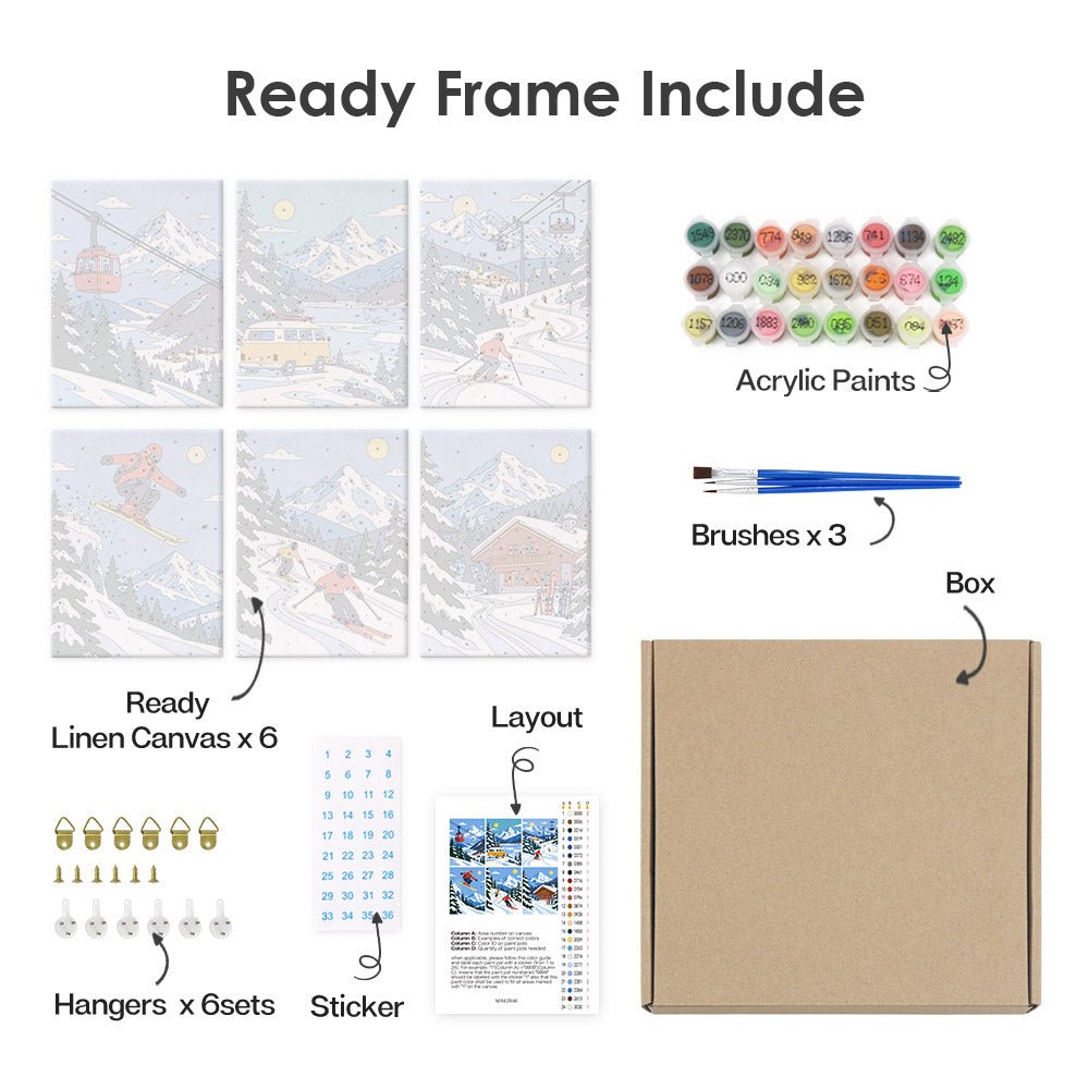 What's included with the framed canvas version