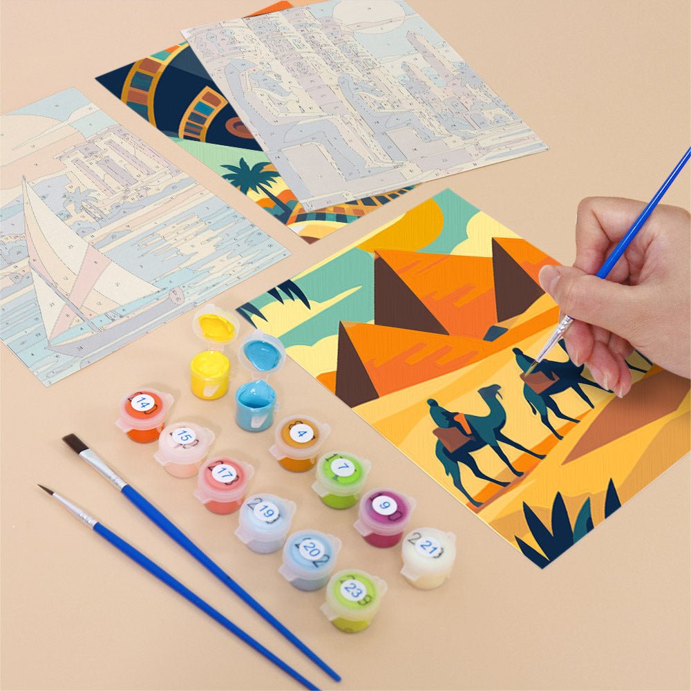 Ancient Egypt mini painting set