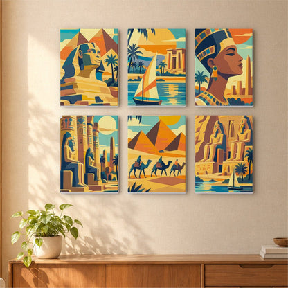 Ancient Egypt mini painting set