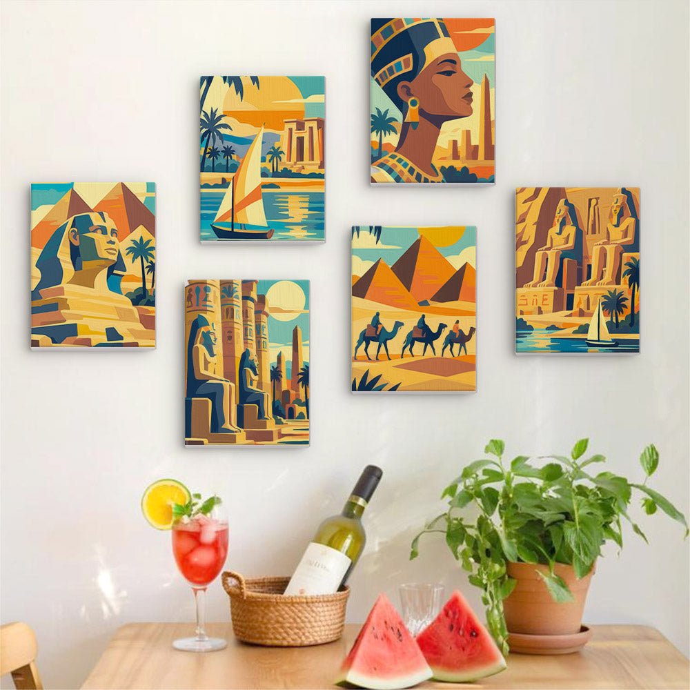 Ancient Egypt mini painting set