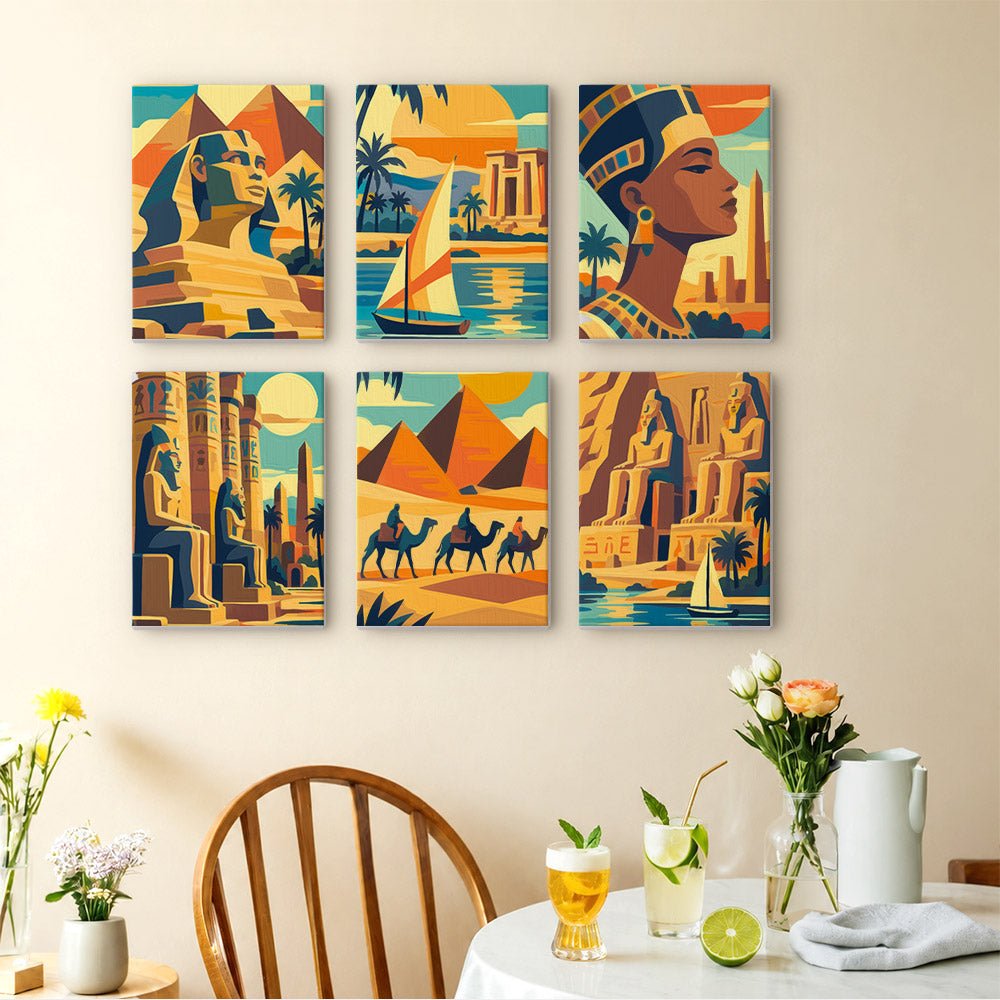 Ancient Egypt mini painting set