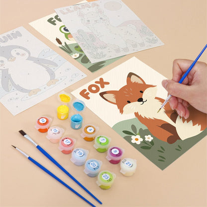 Animal ABC Friends mini painting set