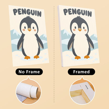No frame vs. framed canvas