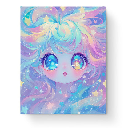 Anime - Inspired Starry Gaze - Galaxies - Judy Paint