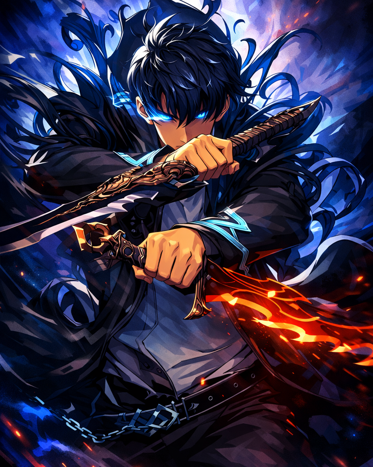 Anime - Inspired Swordsman - Anime - Judy Paint
