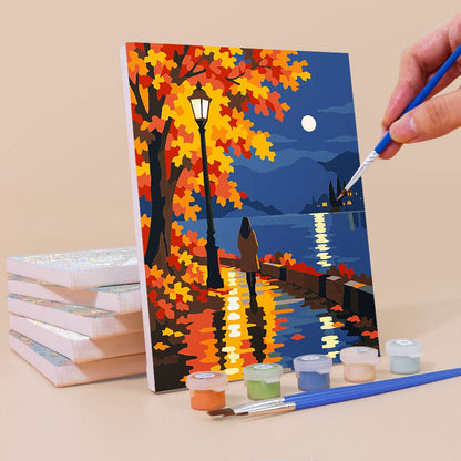 Autumn City Lights mini painting set
