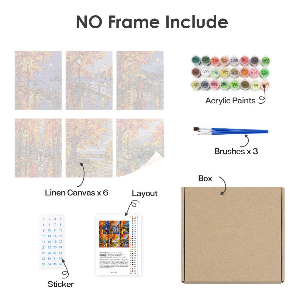 What's included with the no-frame version