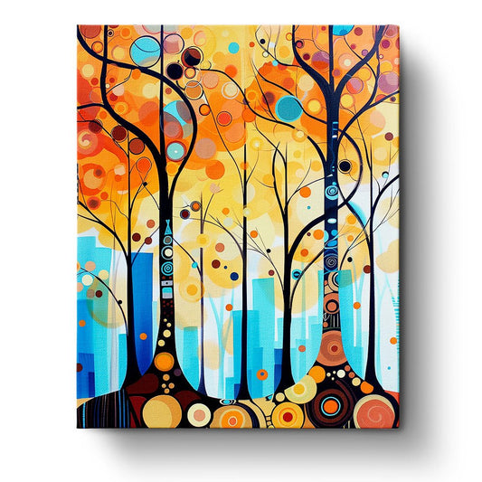 Autumn Forest Harmony - Bohemian Vibes - Judy Paint