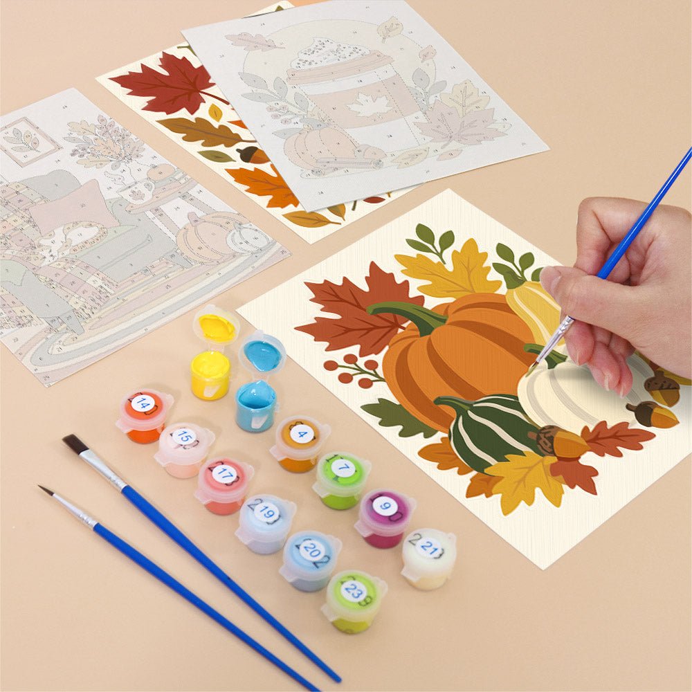 Autumn Harvest Cozy mini painting set