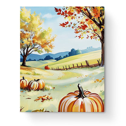 Autumn Pumpkin Patch - Kids - Judy Paint